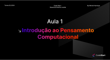 Foto Aula um do curso de IA